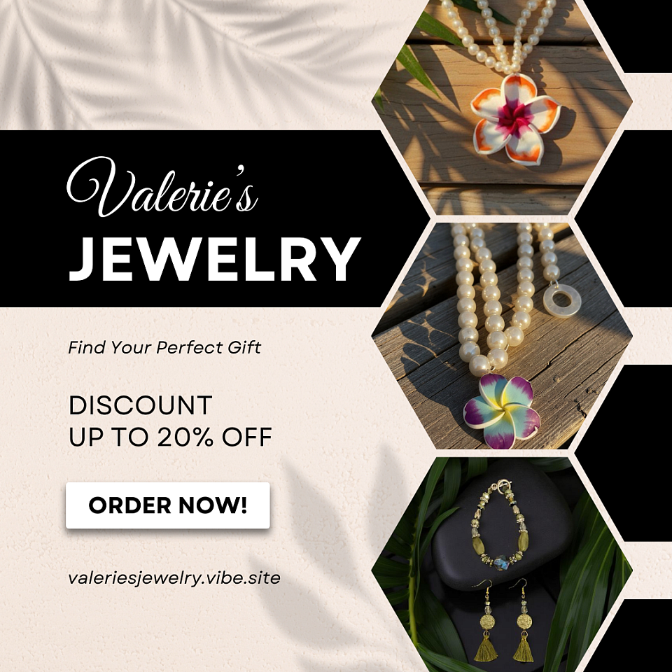 Jewelry pieces are on my website